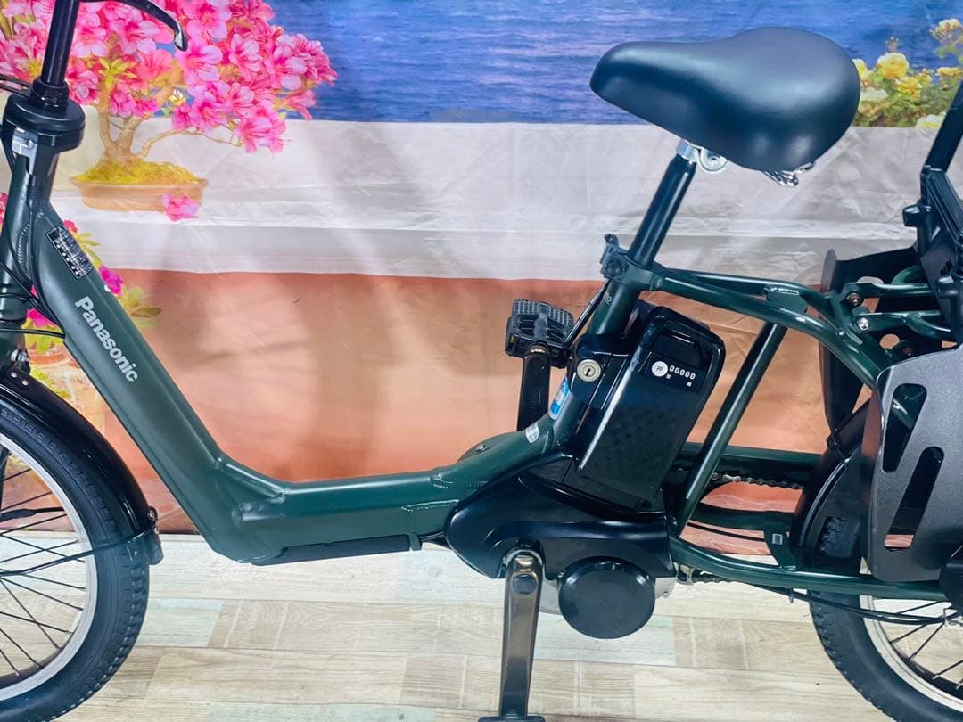 王様ギュットアニーズ⭐️16AHパナソニック子供乗せ電動アシスト自転車Y3089