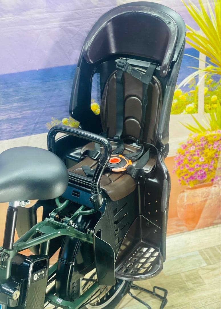 王様ギュットアニーズ⭐️16AHパナソニック子供乗せ電動アシスト自転車Y3089