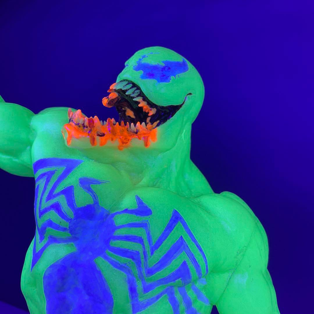 ベノム ヴェノム ソフビ 希少絶版 サンプル テストショット蓄光 ホライゾン