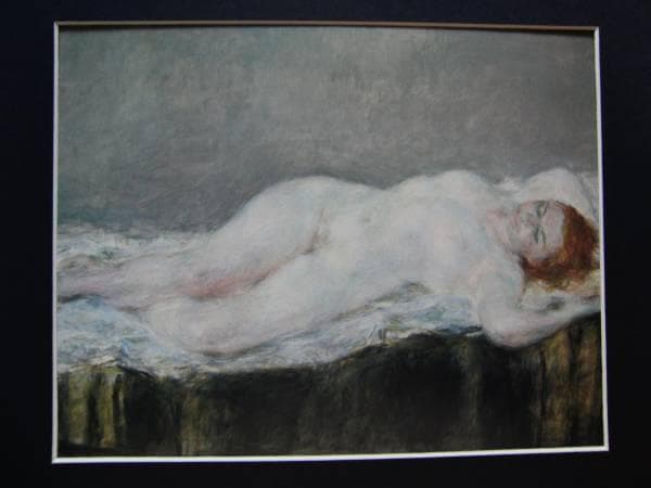 伊藤　清永、オランダの裸婦、希少画集画、新品額装付