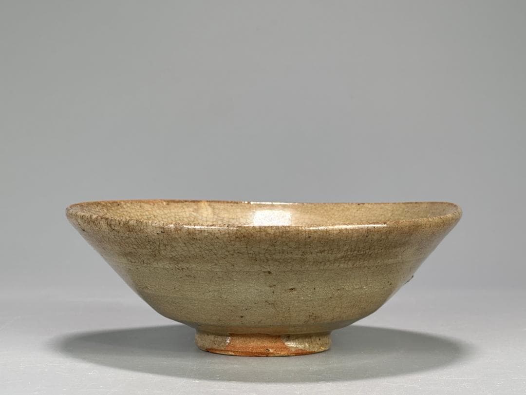 李朝時代　李朝　平茶碗　茶碗　 時代共箱