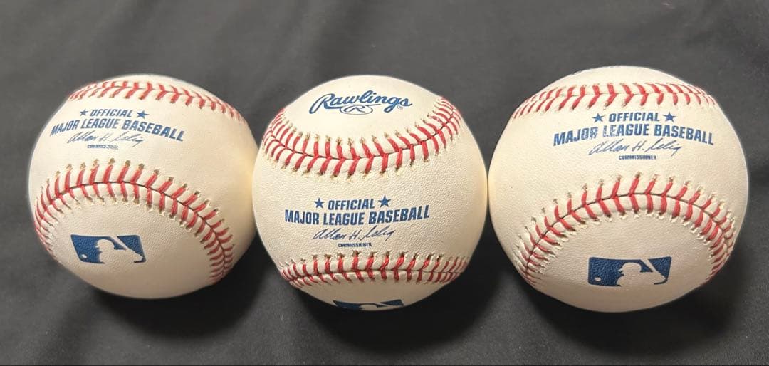 NPB公式野球ボール 3個セット Mizuno mlb公式ボール3個セット