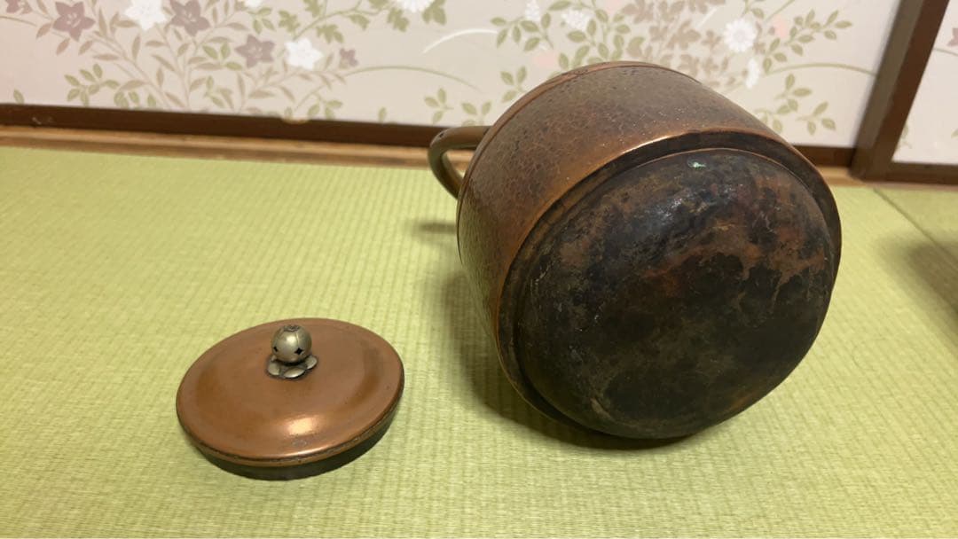 伝統的な銅製茶道具セット 希少品