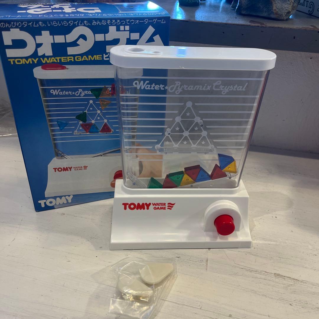TOMY WATER GAME ウォーターゲーム 白 ピラミックスクリスタル