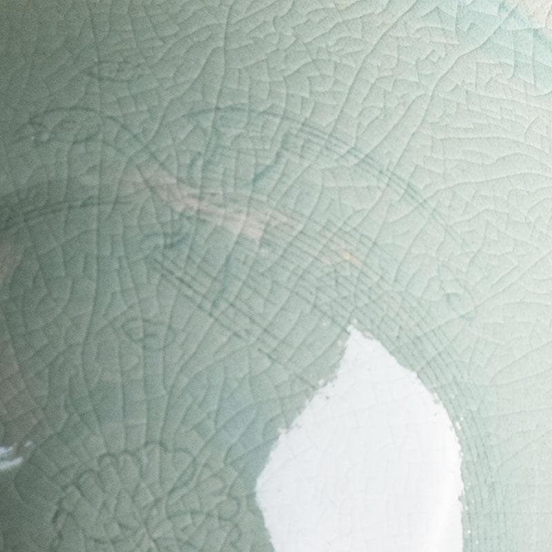 銀杏の木 　柳海剛（柳根瀅）作　高麗青磁　茶碗　共箱　V　R8500