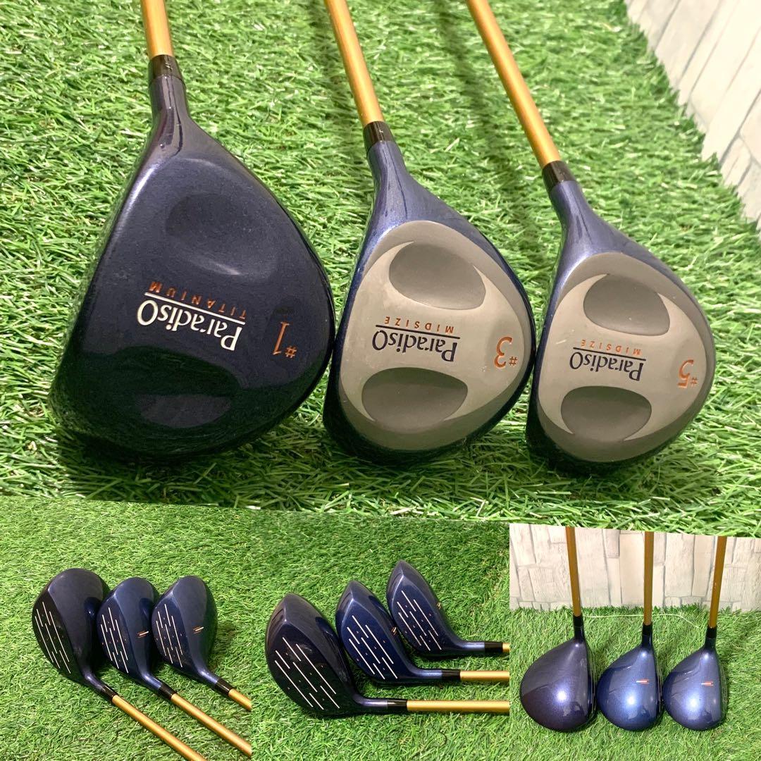 超希少車輪付バッグ付 ブリヂストン ParadisO レディースゴルフセット9本