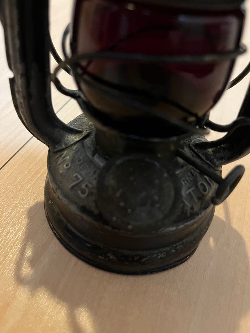 75atom 赤ホヤ　ランタン ケース付き