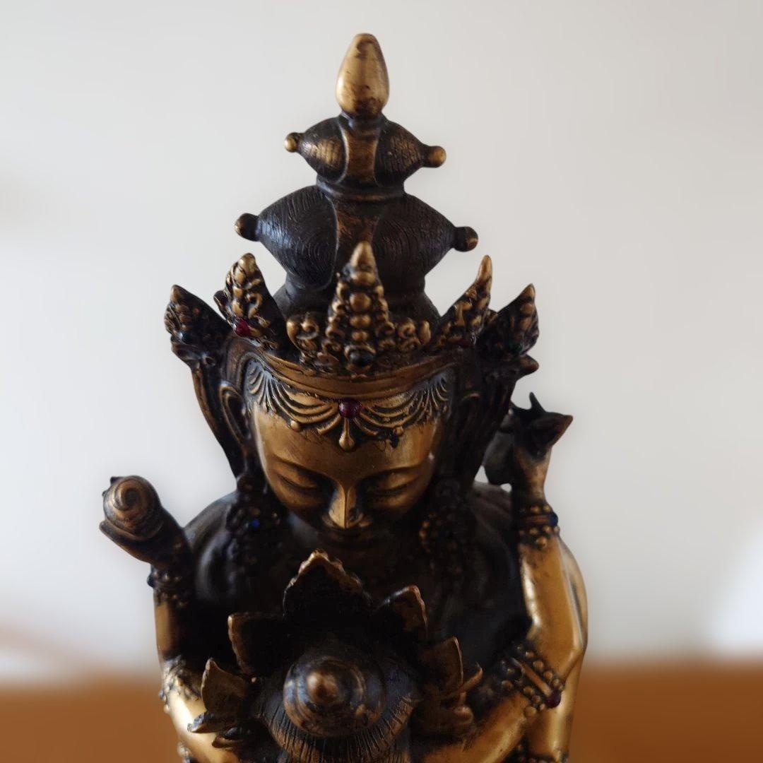 真鍮　ヤブユム　シャクティ　仏像　歓喜仏