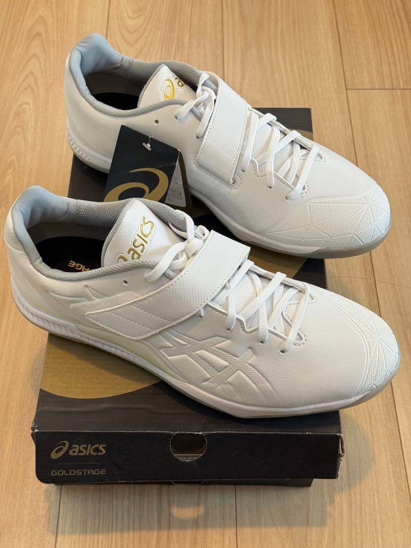 【新品未使用/希少】28cm (白)アシックス/GOLDSTAGE SETDO