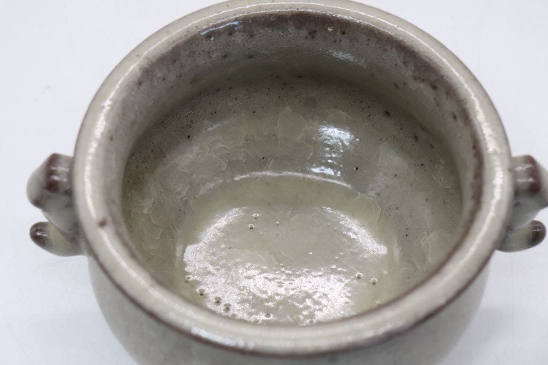 中国　磁貫青磁　香炉　送料込み250225