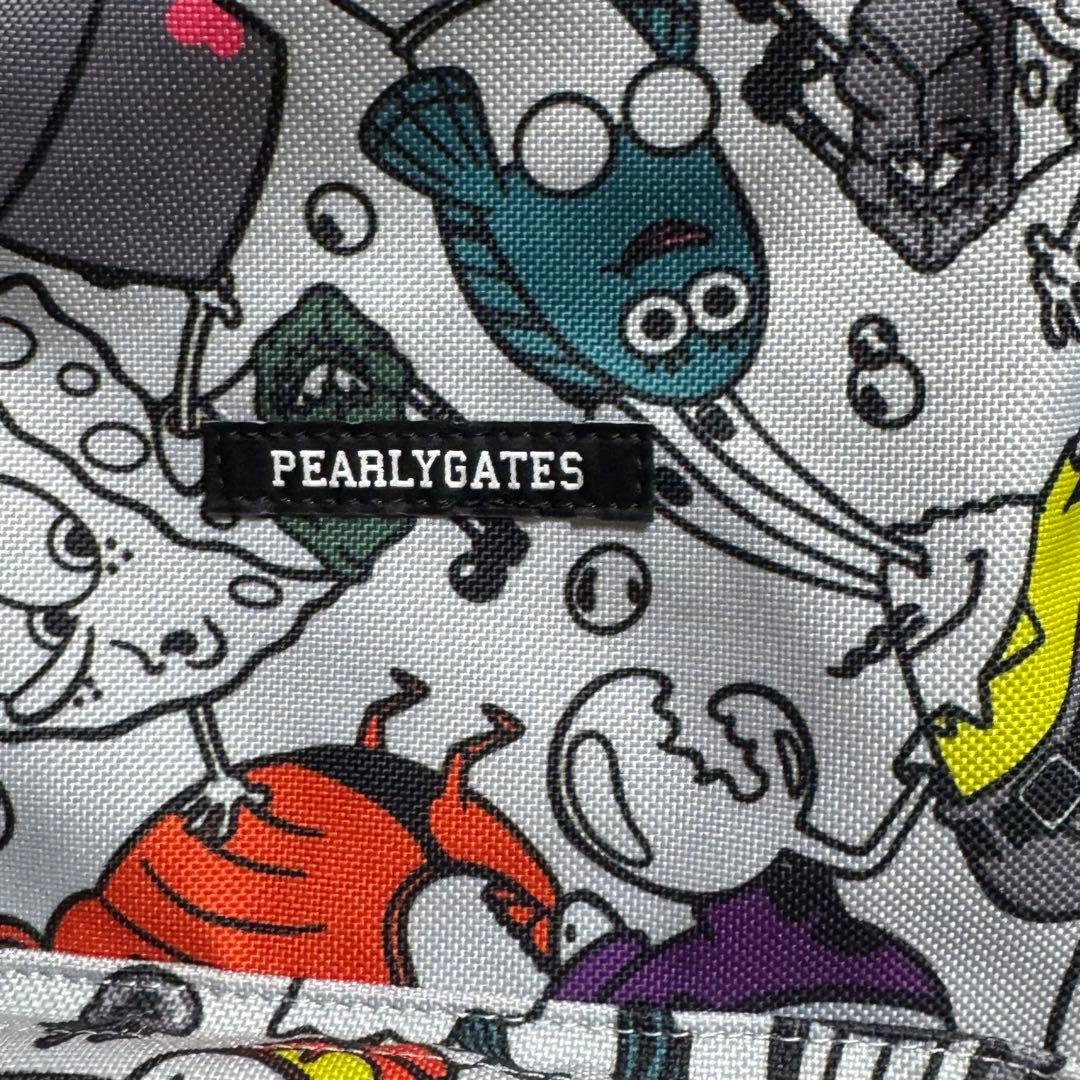 パーリーゲイツ　スポンジボブコラボ　ゴルフリュック　総柄