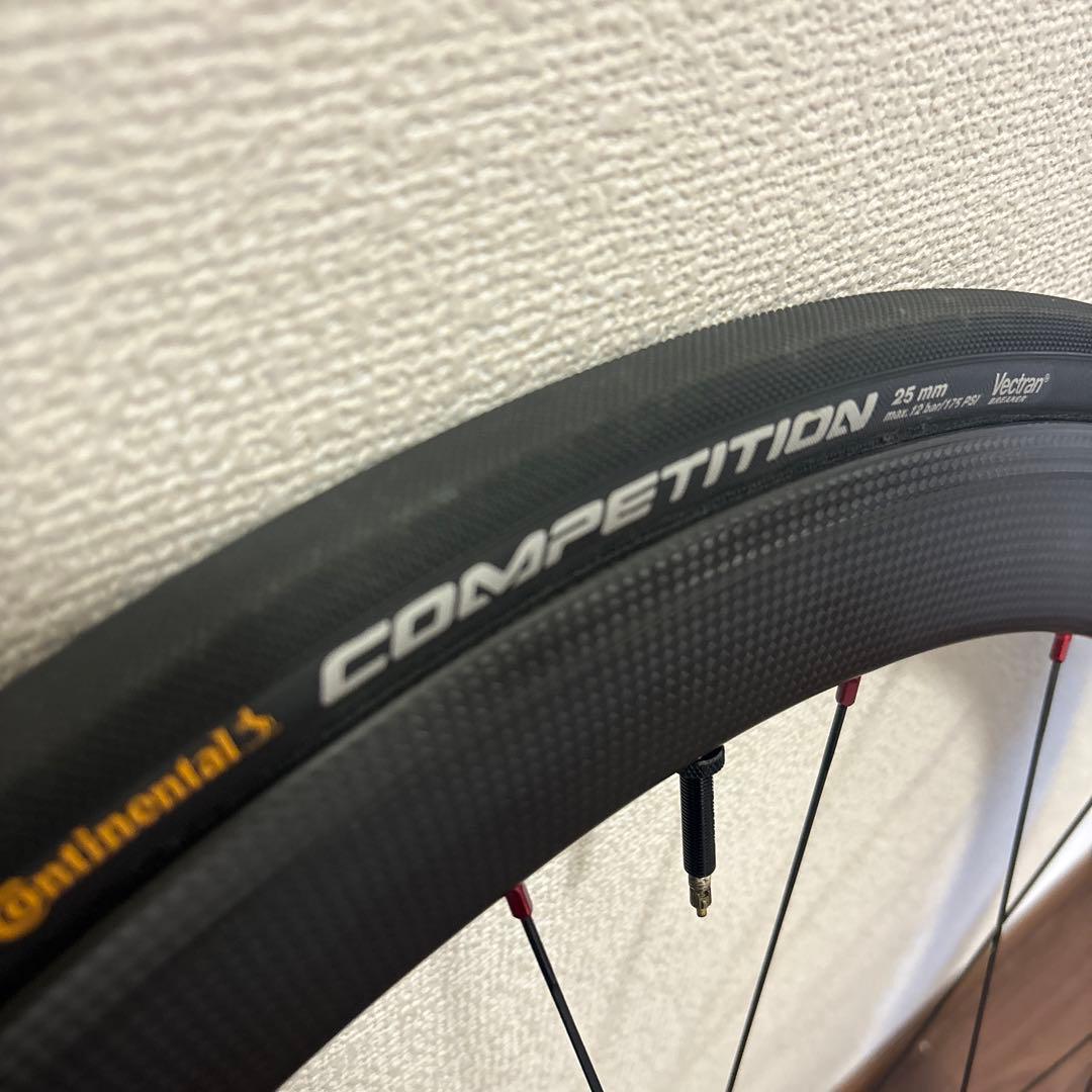 Continental Competition 25mm カーボンホイールセット