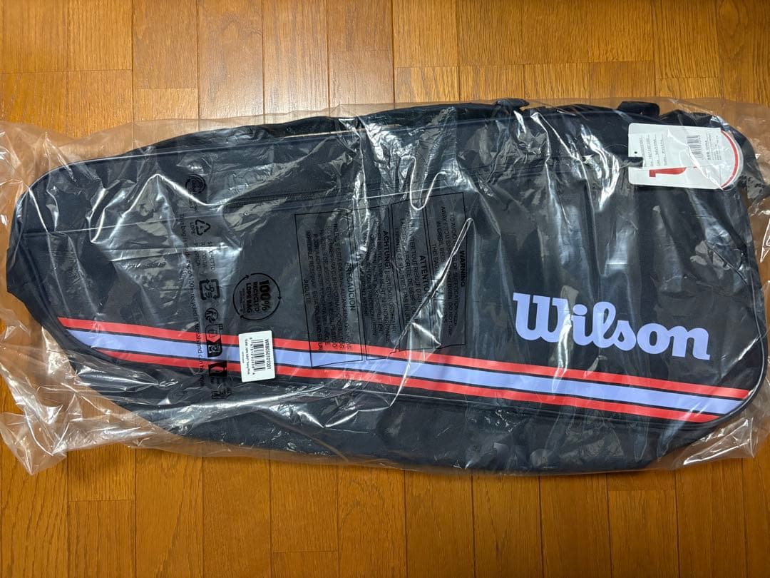 Wilson バドミントンバッグ ネイビー/ピンク