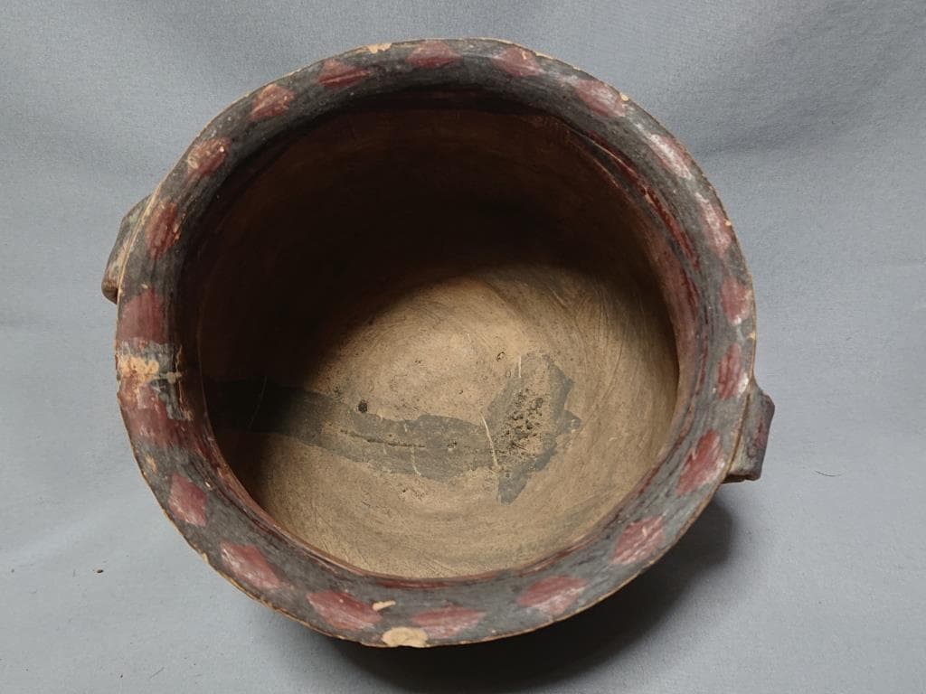 コレクター収集品　アンダーソン土器　彩陶双耳付壷