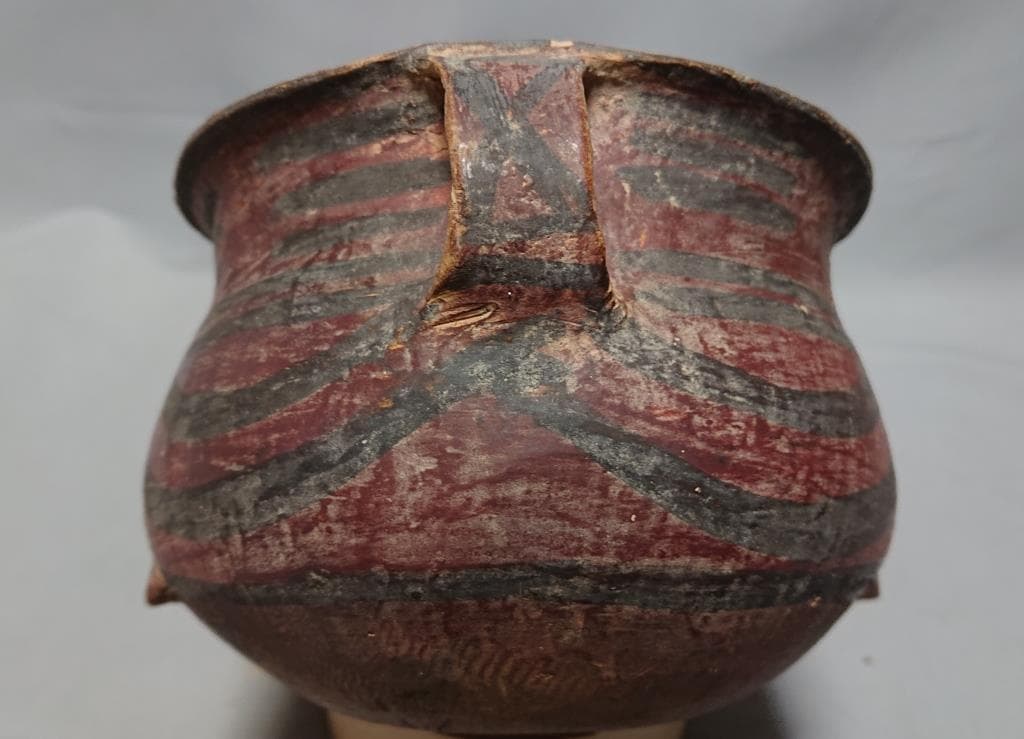 コレクター収集品　アンダーソン土器　彩陶双耳付壷