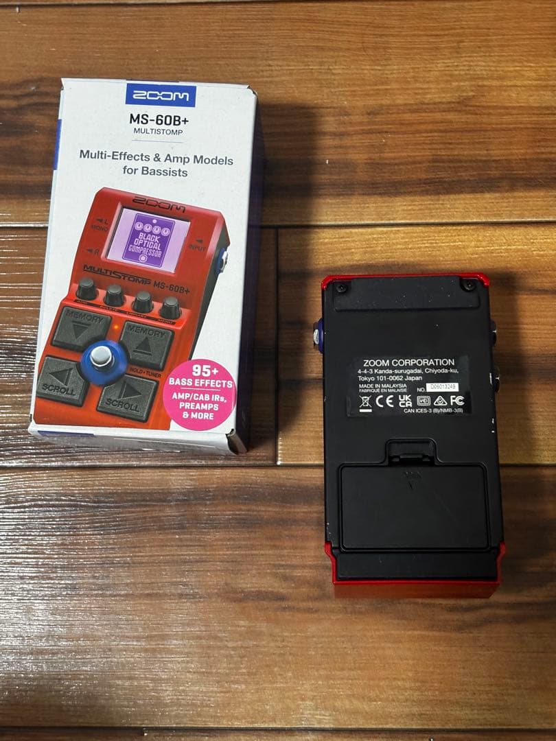 ZOOM MS-60B+ マルチエフェクター　美品
