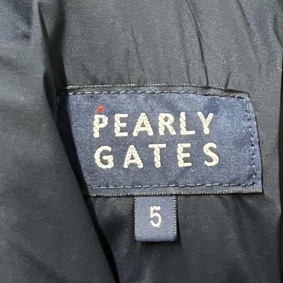 専用パーリーゲイツ 中綿入り ナイロンパンツ ネイビー サイズ5