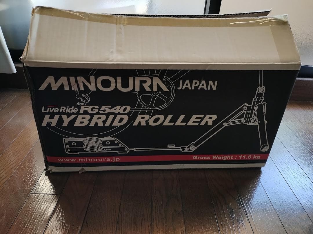 MINOURA FG540 ハイブリッドローラー+12mmアクスルアダプタ込み