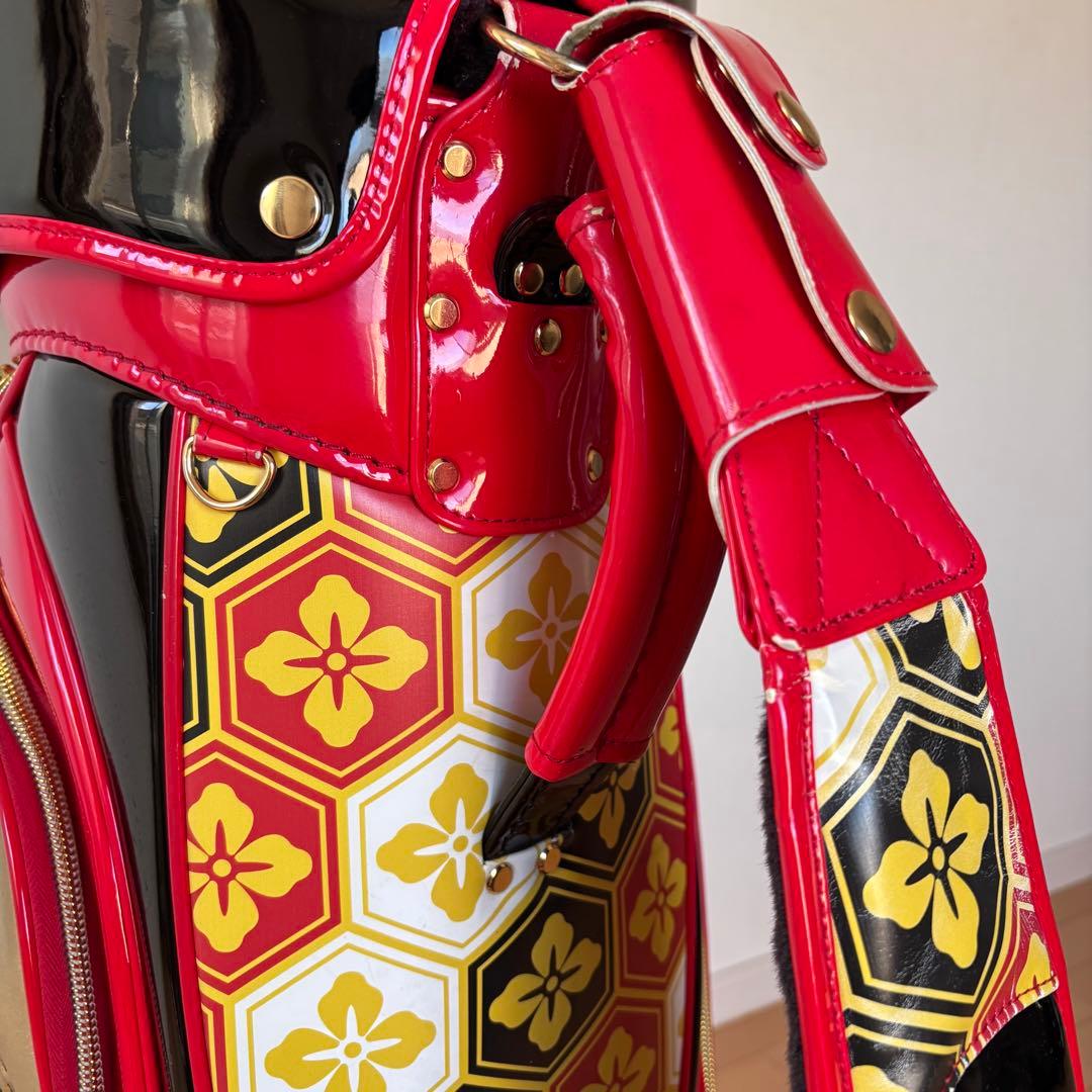 未使用に近いキャディーバッグ和柄本舗ゴルフバッグ七福神GOLF BAG入手困難