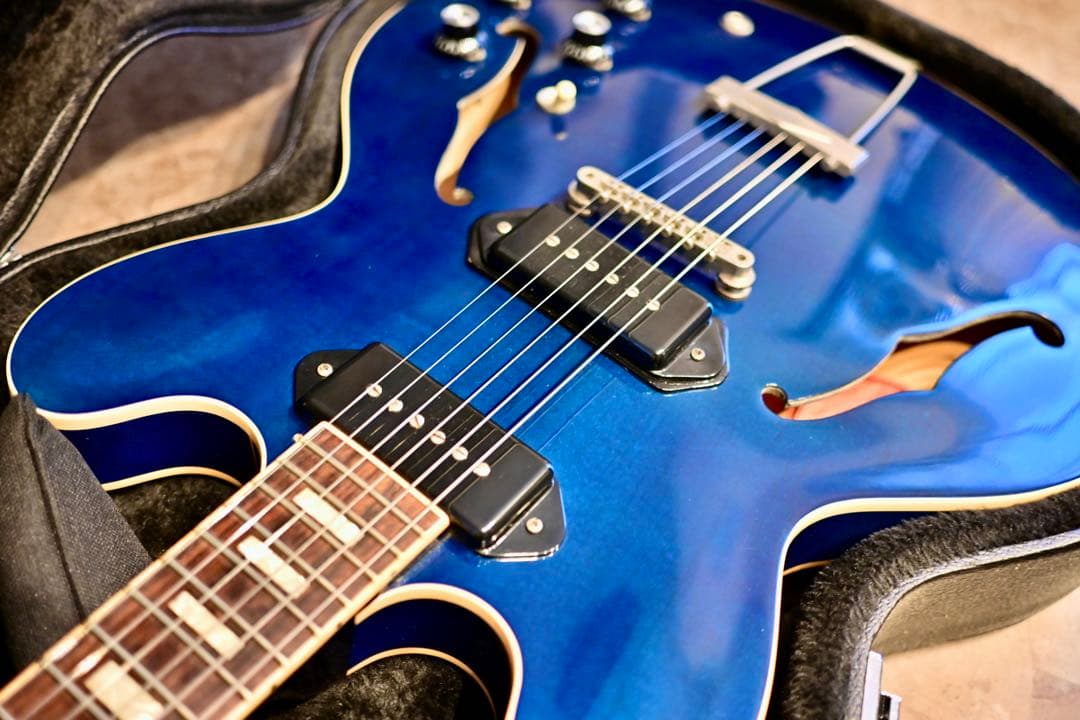 最終Gibson ES-330L Beale Street Blue ミスチル