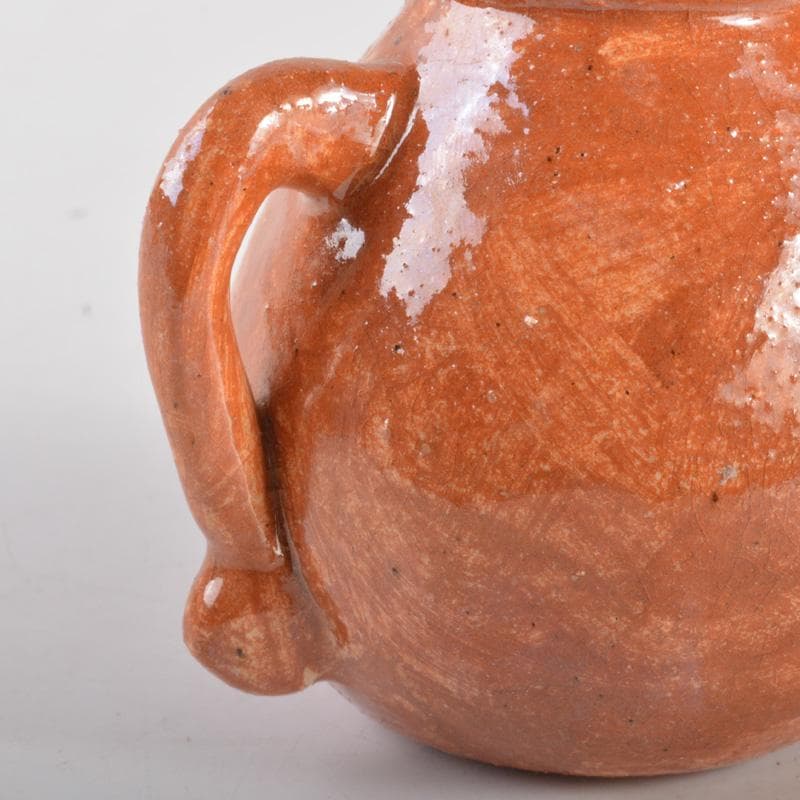 茶道具　赤楽　水滴　水注　在銘　共箱　V　6395