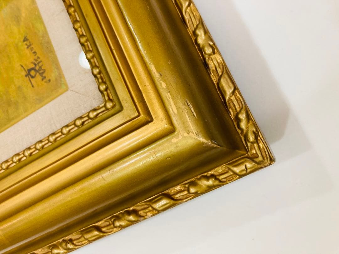 松岡克 【白馬】肉筆 油彩 直筆サイン 孤高の画家 渾身の傑作 洋画家