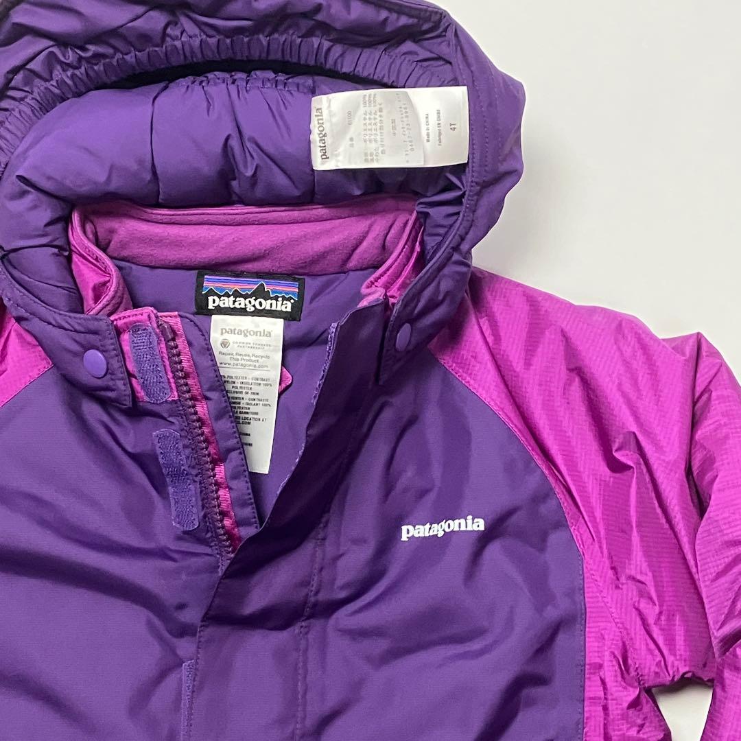 パタゴニア キッズ スキーウェア 上下セット 4T 100cm