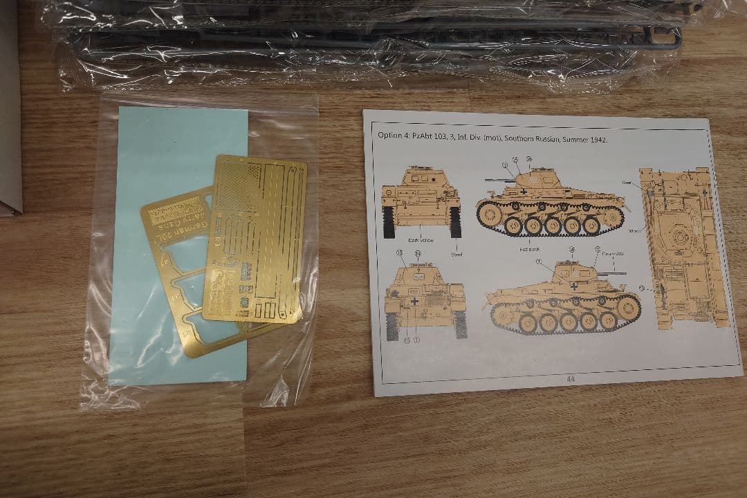 Pz.Kpfw II Ausf F (Sd.Kfz 121) 1/16スケール