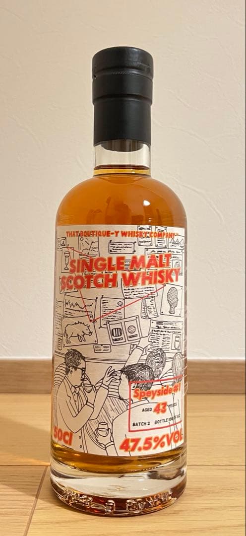 ブティック・ウイスキー シークレットスペイサイド 43年（1975） 500ml