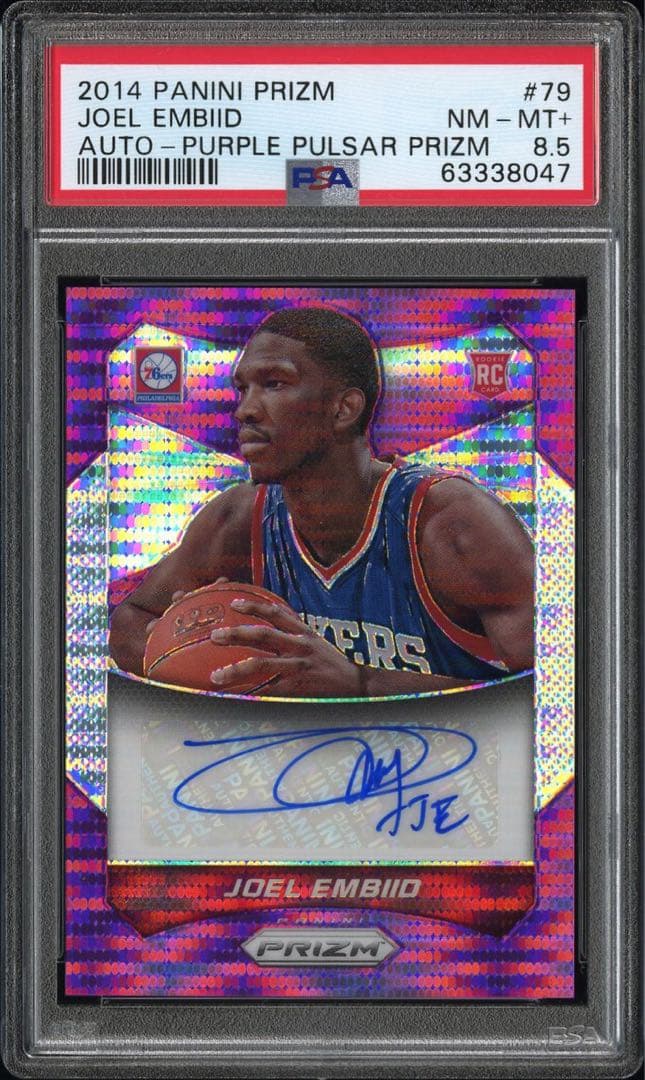 Panini エンビード Embiid RC ルーキー直筆サインカード Auto