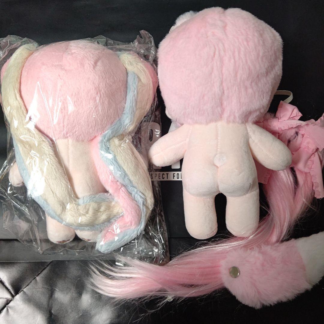 無属性 ぬいぐるみ 女の子 ツインテール ピンク