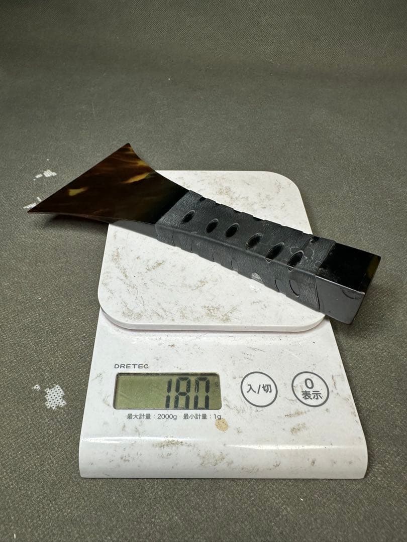 三味線　鼈甲撥　天然素材　バチ　和楽器 民謡　アンティーク　細密細工