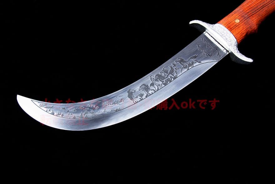 武具　刀装具　日本刀　模造刀   居合刀 鳴馬蒙古刀