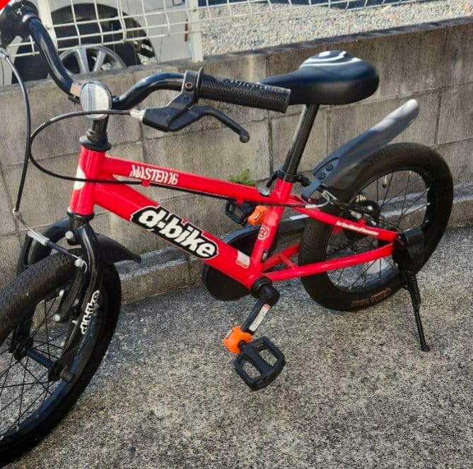 d'bike MASTER 16 赤 幼児用自転車