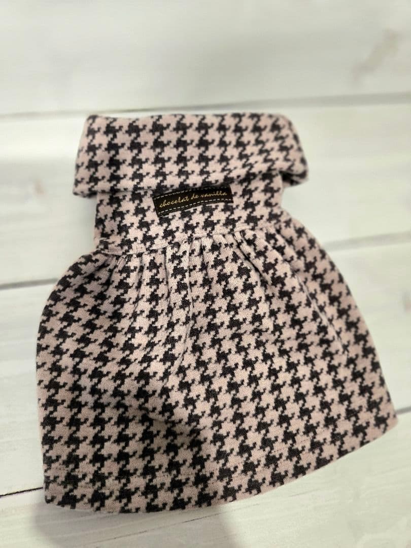 アトリエgg ワンピース 千鳥格子 ピンク サロン予約完売品