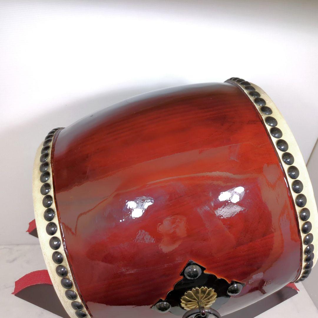 和太鼓 長胴 一尺 撥 台付き