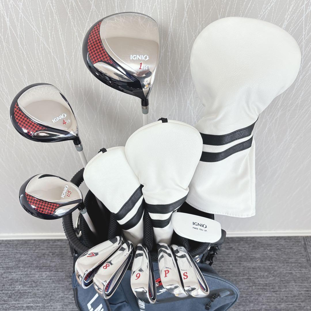 ほぼ未使用❗️超豪華❗️IGNIO 初心者 レディース 優しい ゴルフクラブセット