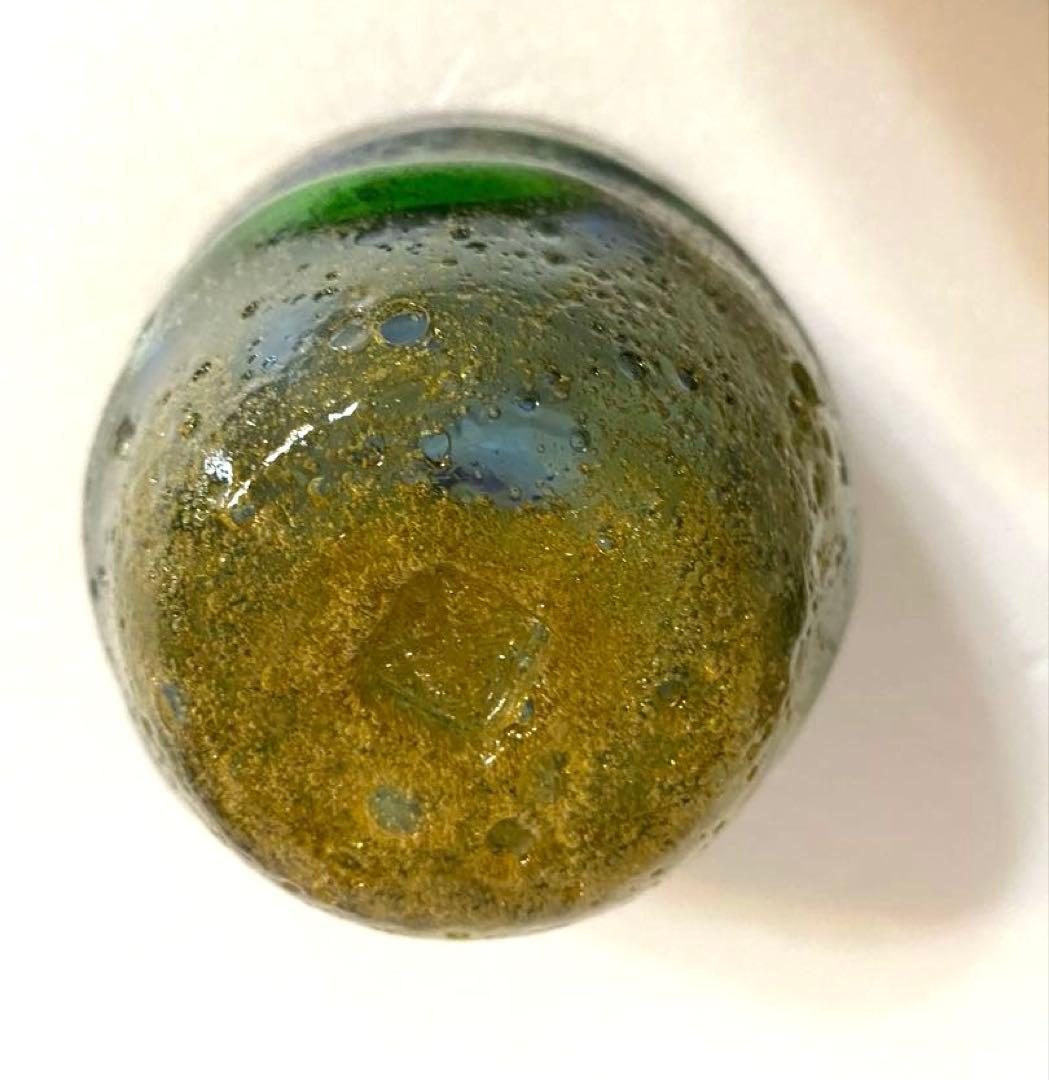 琉球ガラス　稲嶺盛吉グラス　刻印あり2個セット