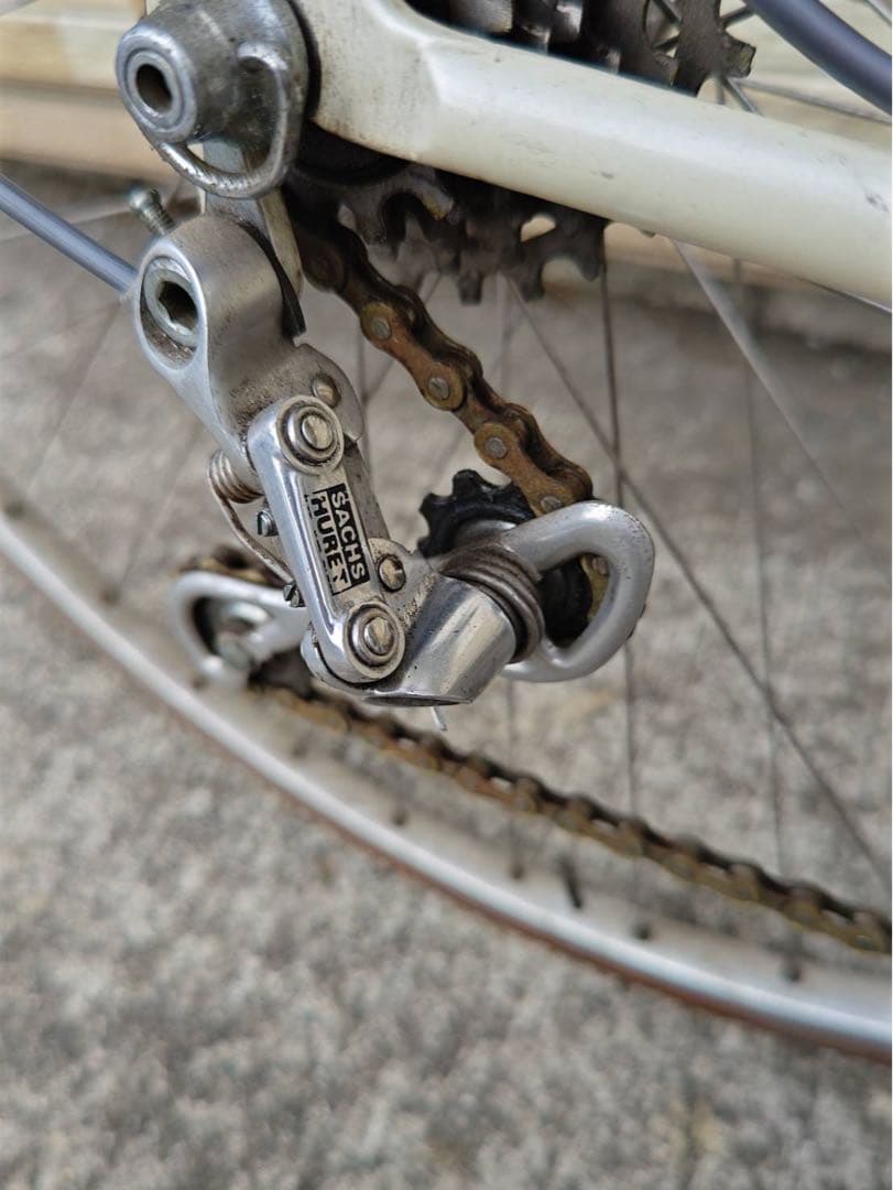 引取限定 中古 ビンテージ ブリヂストン ロードバイク 2×5変速 防犯登録込