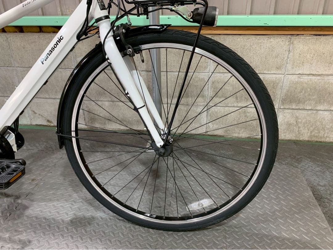 電動自転車 パナソニックVelo Star 700/38C ホワイト №6944