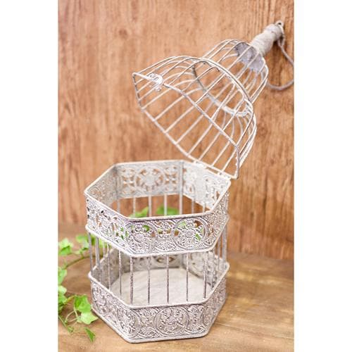 アンティーク調 鳥かご 2個セットガーデニング 園芸 フローリストバードケージ