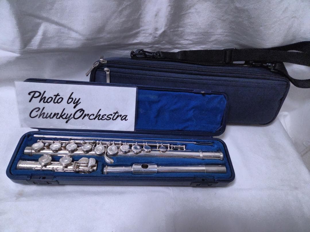 YAMAHA YFL-311 フルート 頭部管銀製 ケース&バッグ付 #3015