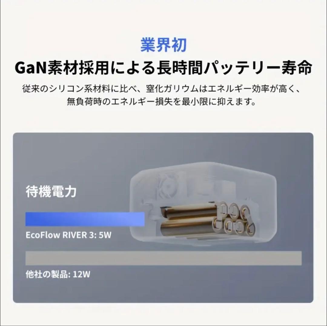 EcoFlow エコフロー ポータブル電源  3