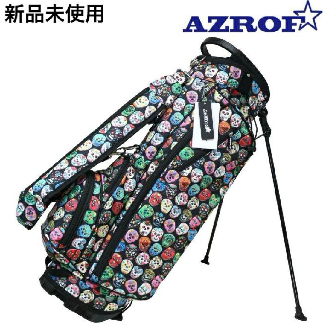 【新品】アズロフ AZ-STCB02 スタンド キャディバッグ メキシカンスカル