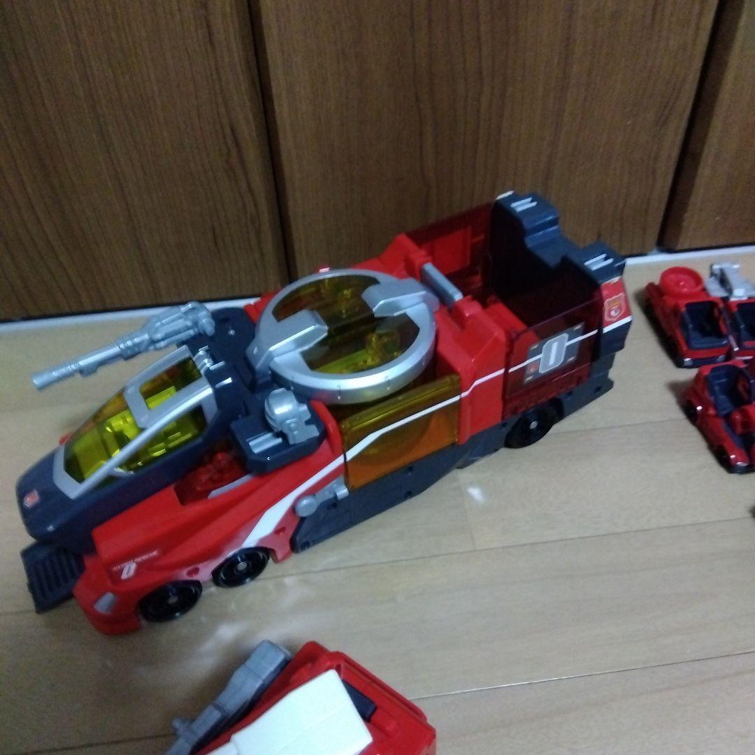 タカラトミー　ハイパーレスキュー0、1、2、3号　隊員12体＆車両33台未開封有