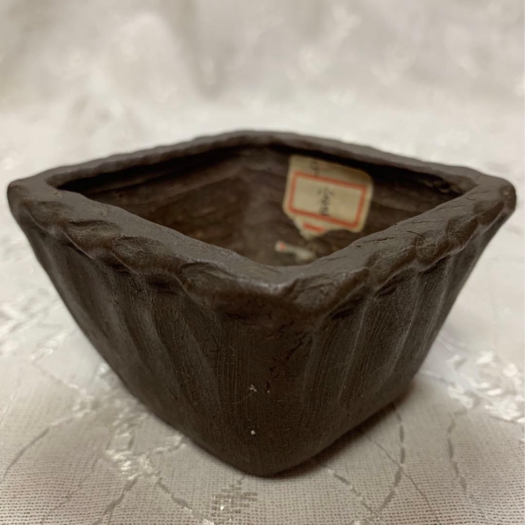 盆栽鉢　雀　正方　小さめ鉢