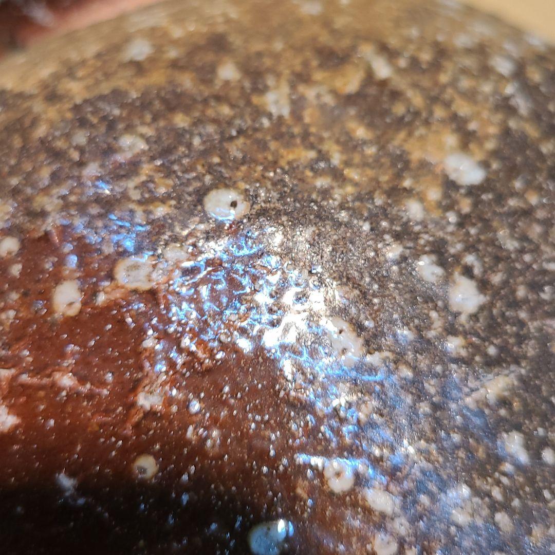 信楽焼 小川清峰作 壷 高さ6.5寸（約20cm） 箱なし 本物保証