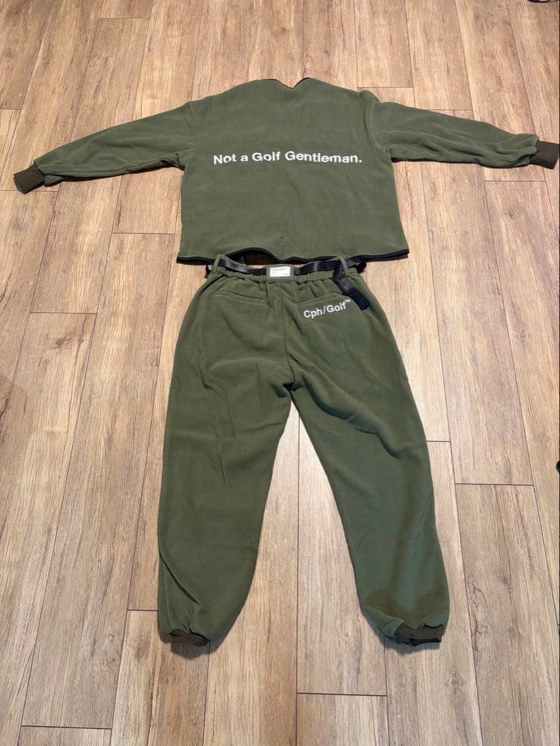 【チョロ】キャプテンズヘルムゴルフフリースノーカラージャケットアジャス