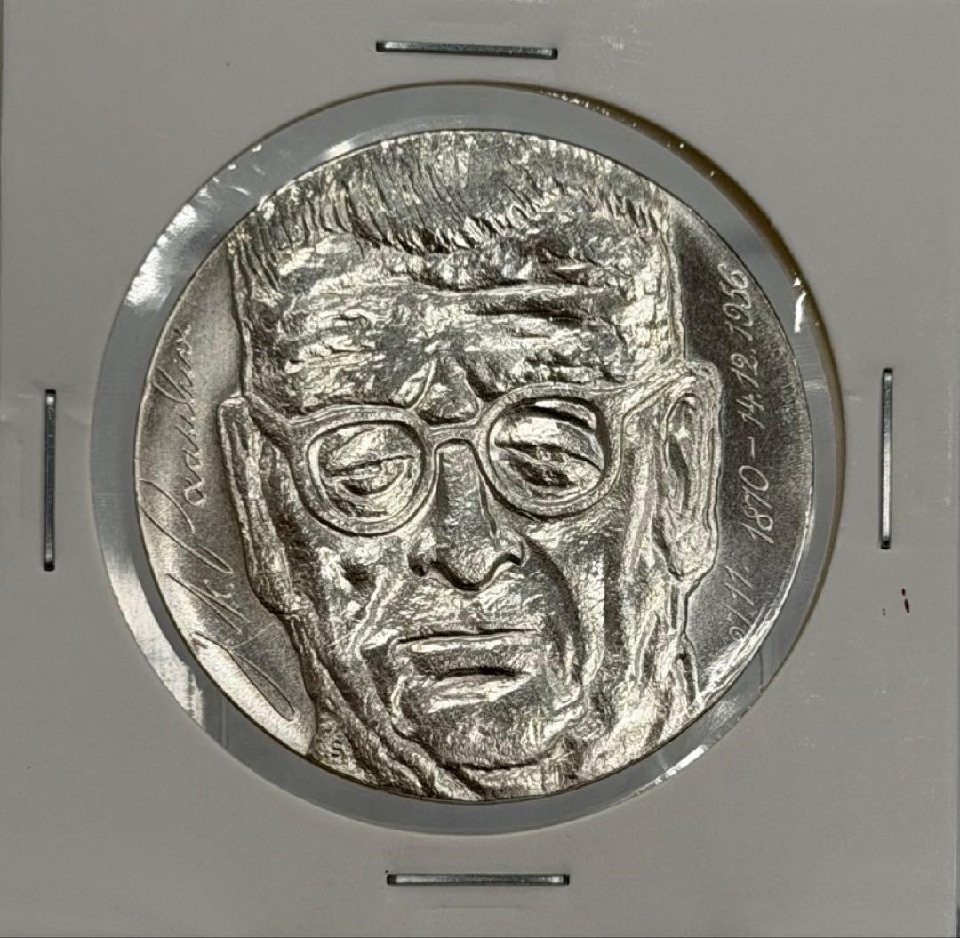 1970年フィンランドパーシキヴィ生誕100周年記念 10マルカ北欧大型銀貨