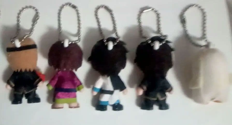 銀魂　新選組　土方十四郎　沖田総悟　高杉晋助　キューピー ?　人形　キーホルダー